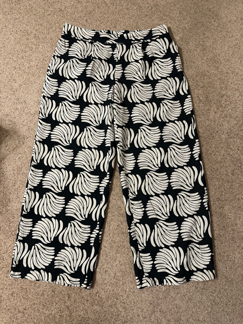 A New Day Black and White Wide-Leg Pants